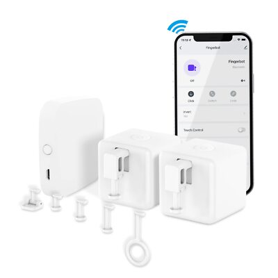 MOES Bluetooth Smart Fingerbot Button Pusher Wireless Switch Alexa Google APP