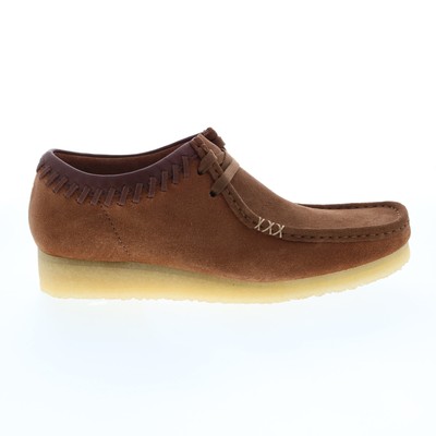 

Clarks Wallabee 26165806 Мужские коричневые замшевые оксфорды и повседневная обувь на шнуровке 11, Коричневый, Clarks Wallabee