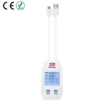 UNI-T UT658DUAL Type A Port Output Voltage USB Tester Current Energy Capacity