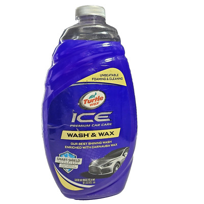 (1) Turtle WAX ICE Premium Car Care WASH & WAX Smart Shield Technology 48 fl oz