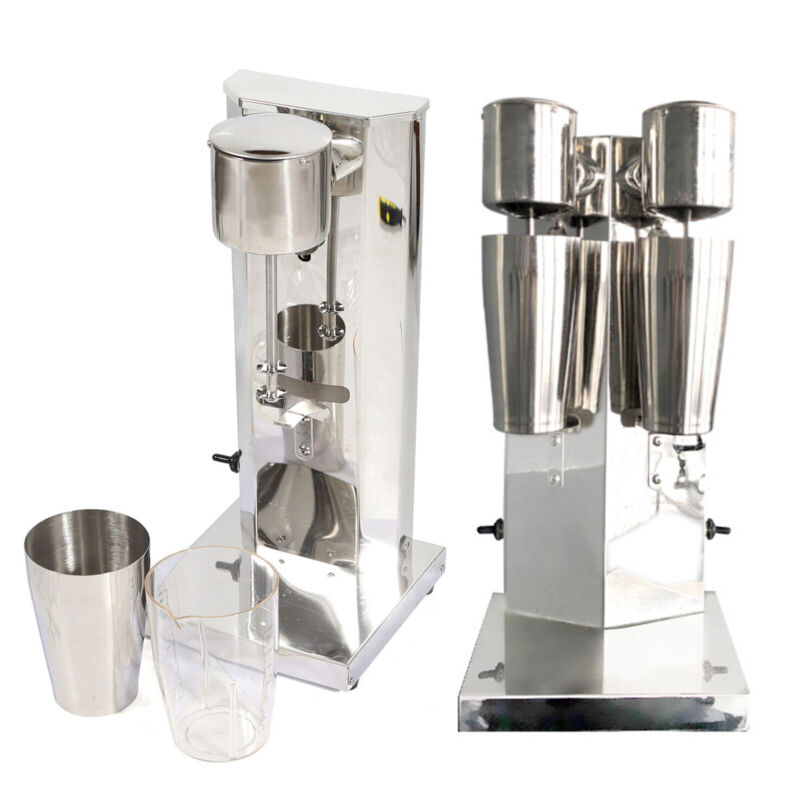 Double/Single Head Commercial Electric Milk Shaker Drink Mixer Shake Machine 