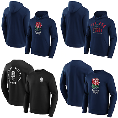 England Rugby Hoodie Sweatshirt Men s Fanatics Top New