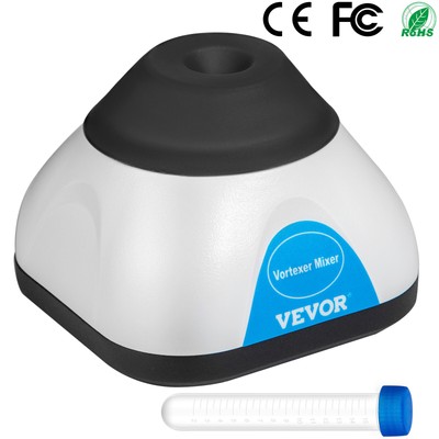 VEVOR Mini Vortex Mixer Lab Vortex Mixer Shaker 3000RPM 50ML for Lab Paint Ink