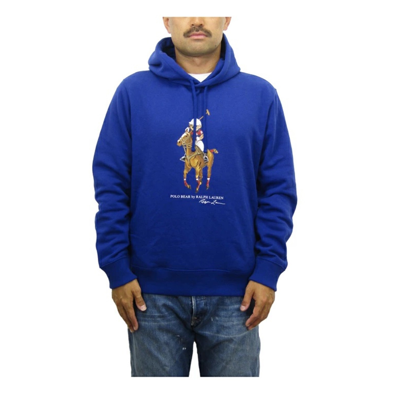 

Polo Ralph Lauren Polo Bear Preppy Bear Пуловер Толстовка С Капюшоном - Синий