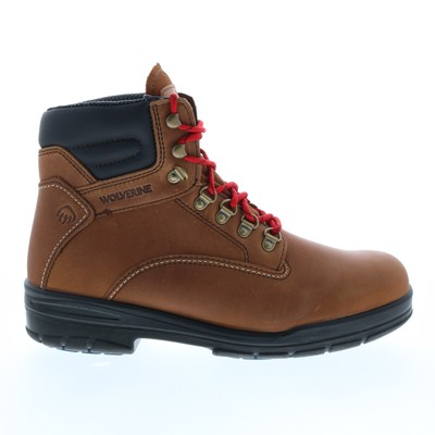 

Wolverine Ninety-Eight W880209 Мужские коричневые широкие кожаные рабочие ботинки на шнуровке, Коричневый, Wolverine Ninety Eight