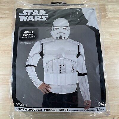 Star Wars Adult Standard STORMTROOPER COSTUME Muscle Shirt & No Mask