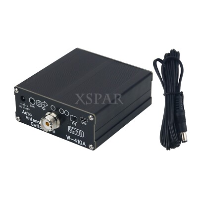 HAMGEEK W-410A 200W Automatic Switch Antenna Switcher for Shortwave Receivers