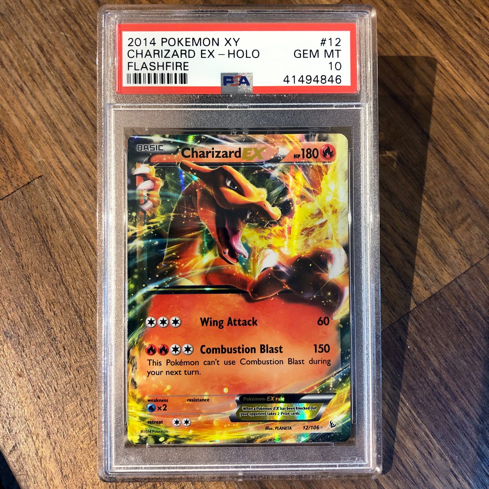 ポケモンカード 2014 Charizard EX Gem Mint 10 2014 PSA 10 HOLO Charizard EX Flashfire XY #12 Pokemon Card