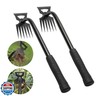 Gardening Hand Weeder Tools, Weeding Artifact Uprooting Weeding Tool, Durable Manganese Steel Hand Weeder Tool, Manual Multifunctional Weeders Gardening Tools for Yard and Garden (6 Teethes), 2 Pack