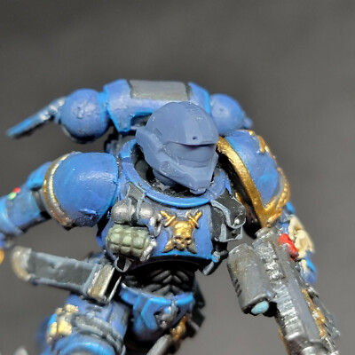 MARK 7B SPARTAN HELM (10x) compatable with warhammer 40k Primaris or Legion