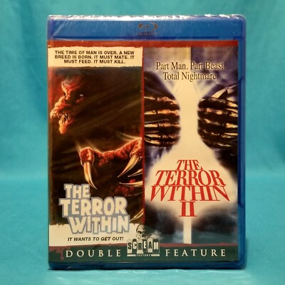 NEW SEALED The Terror Within 1 & 2 II Bluray Scream Factory Site Exclusive OOP
