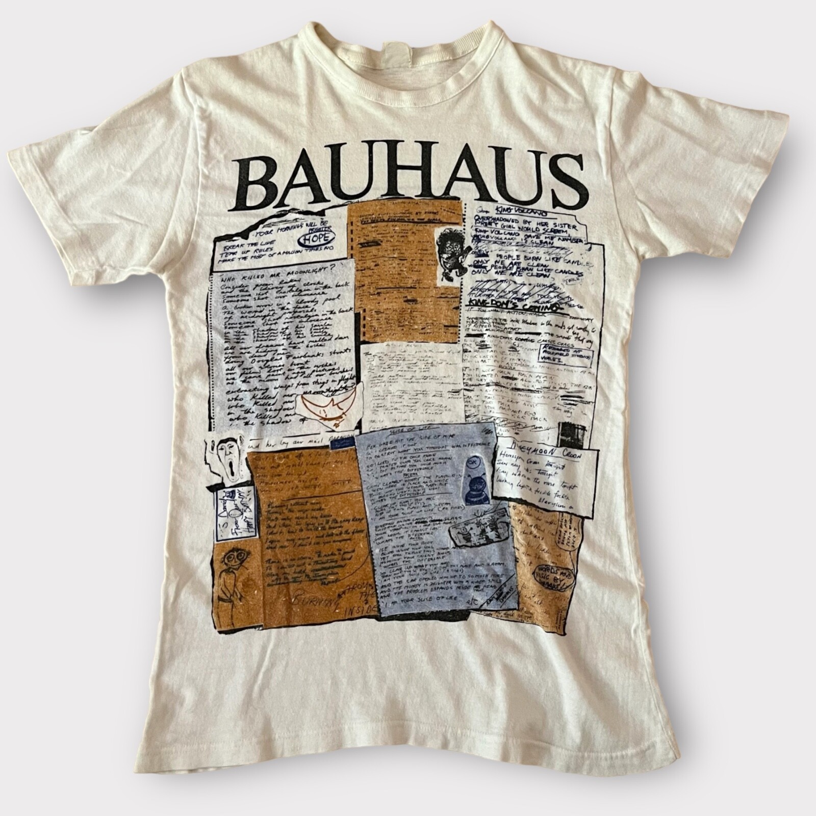 vintage tシャツ　バンドtシャツ　Bauhaus 古着–