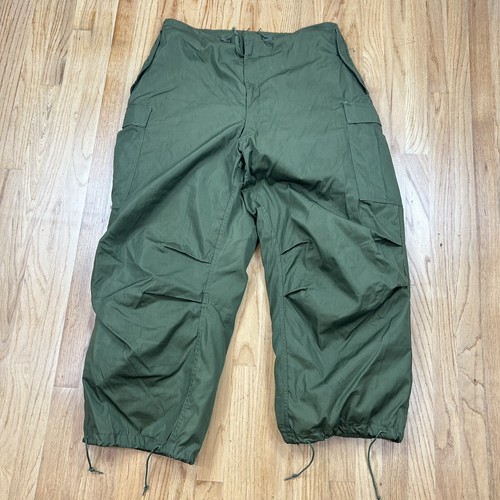 Vtg M1951 Arctic Trouser Shell and Liner Sz Large Long Military Pants