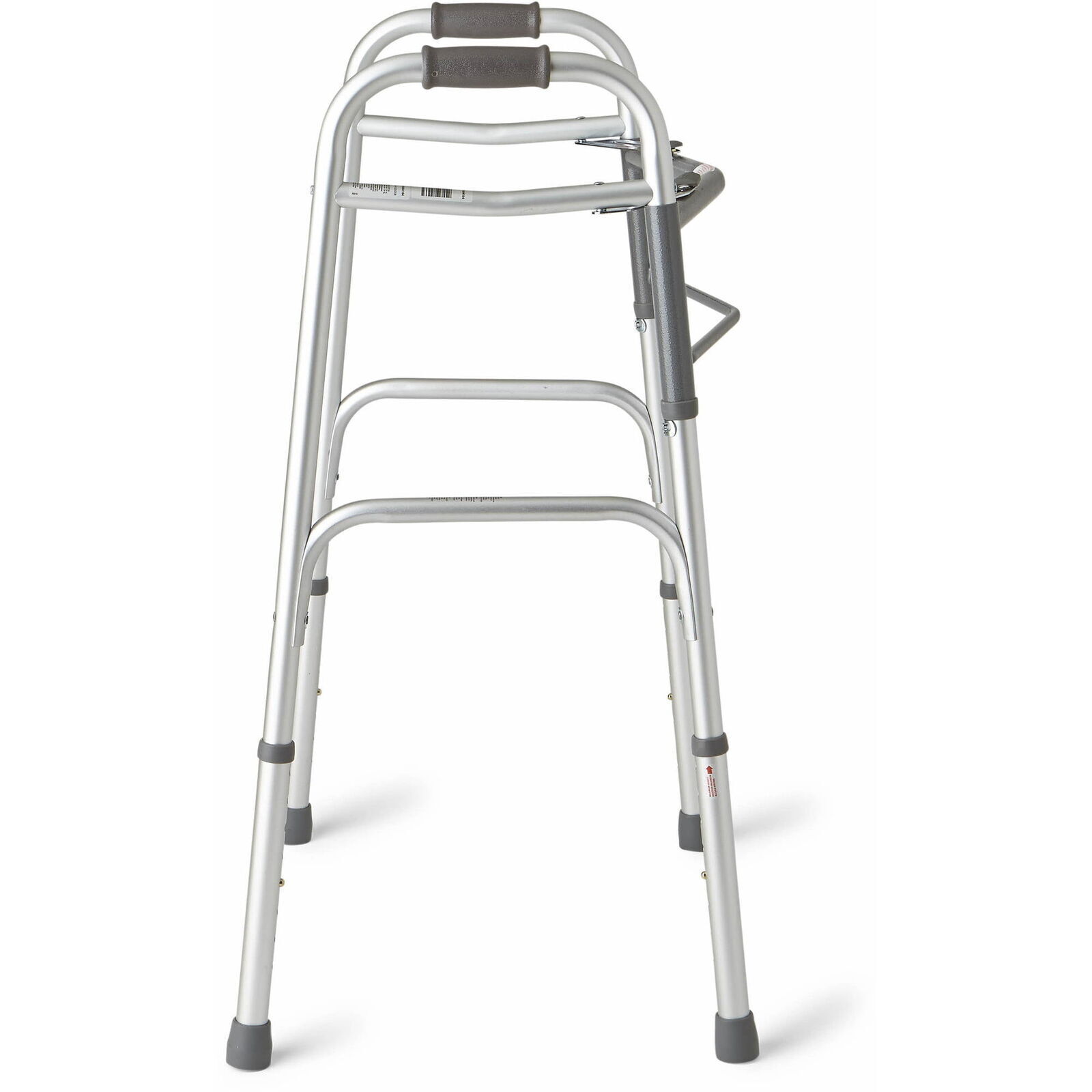Individual 2 Button Folding Walker Medical Equipment Aluminum Frame 300 lbs New