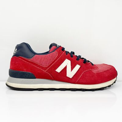 

New Balance Mens 574 Pennant Pack ML574PRD Красная повседневная обувь Кроссовки Размер 12 D, Красный, 574 Pennant Pack