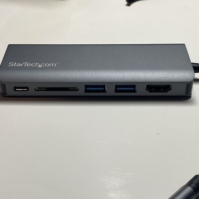 StarTech.com USB C Multiport Adapter - USB-C Travel Dock to 4K HDMI, 3x USB 3.0 