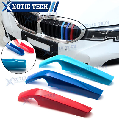 ///M-Color Grille Insert Trims For BMW G20 3 Series 19-up w/ 8-Beam Kidney Grill
