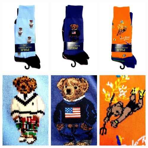 Polo Bear Novelty Cotton Blend 2 Pairs