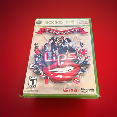 Lips Number One Hits (Microsoft Xbox 360) NEW. Factory Sealed.