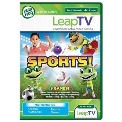 LeapFrog LeapTV Sports Educational Active Video Game .HN#GG_634T6344 G134548T...