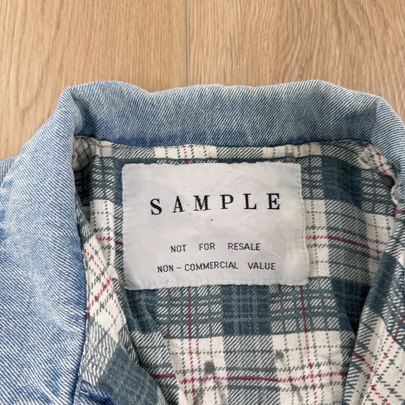 ジャケット・アウター 90s renagate lining blanket cotton jaket SAMPLE Rare Remington Jean Jacket Blanket Fleece Lined