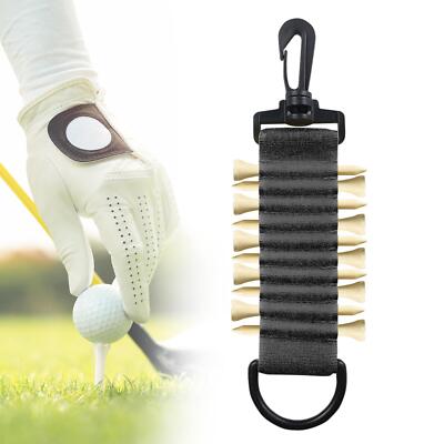 Golf Tee Holder Golf Tee Container Golf Tee Carrier for Belts Golfer Driving