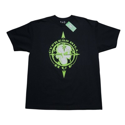 Huf x Cypress Hill Blunted Compass T-Shirt - Black Size Large NWT