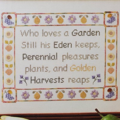 Elizabeth's Designs Golden Harvest Bronson Alcott Renaissance Cross Stitch Chart