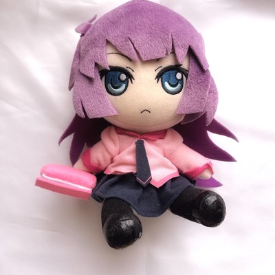 Gift Bakemonogatari Monogatari Series Hitagi Senjougahara Plush Doll 2016 Used
