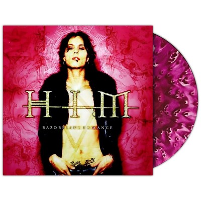 HIM - Razorblade Romance LP Ghostly Pink Vinyl LIMITED EDITION REISSUE NEW