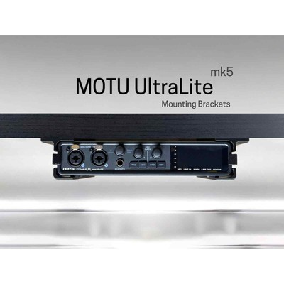 Motu Ultra Lite mk5 Under Desk Mount, Reversible, Screws included, Easy Install