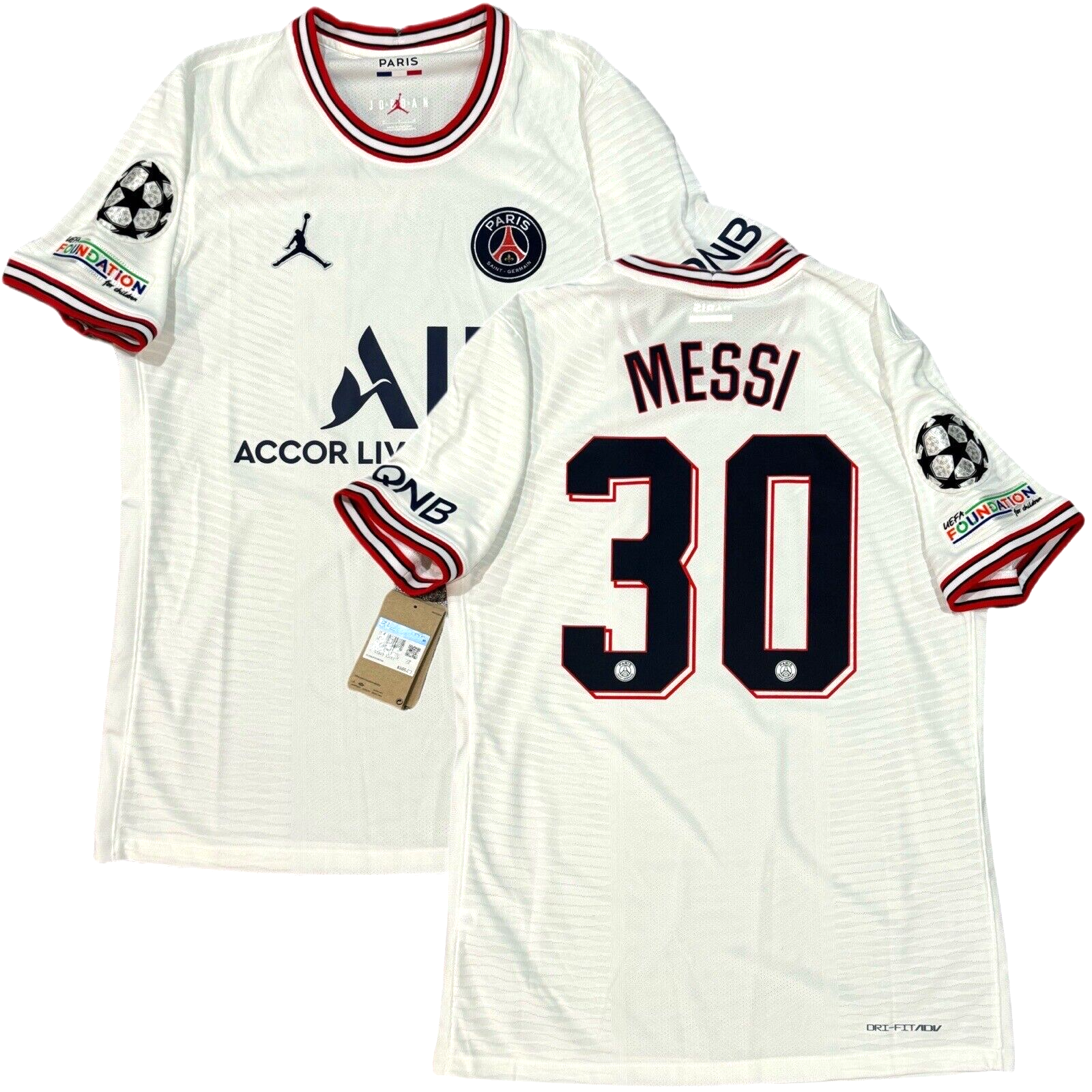 2021/22 PSG Authentic Fourth UCL Jersey #30 Messi Medium 2021/22 PSG Authentic Fourth UCL Jersey #30 Messi Medium