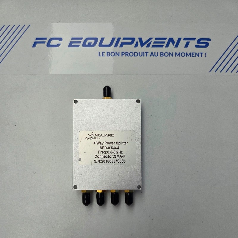Vanguard Systems Spd-0.5-3-4 Power Splitter 4-Way 3ghz Sma(F)