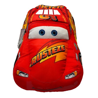 Fabulous Lightning McQueen Transformin' Car RUST-EZE 95 NWT Disney Plush 18'' Toy