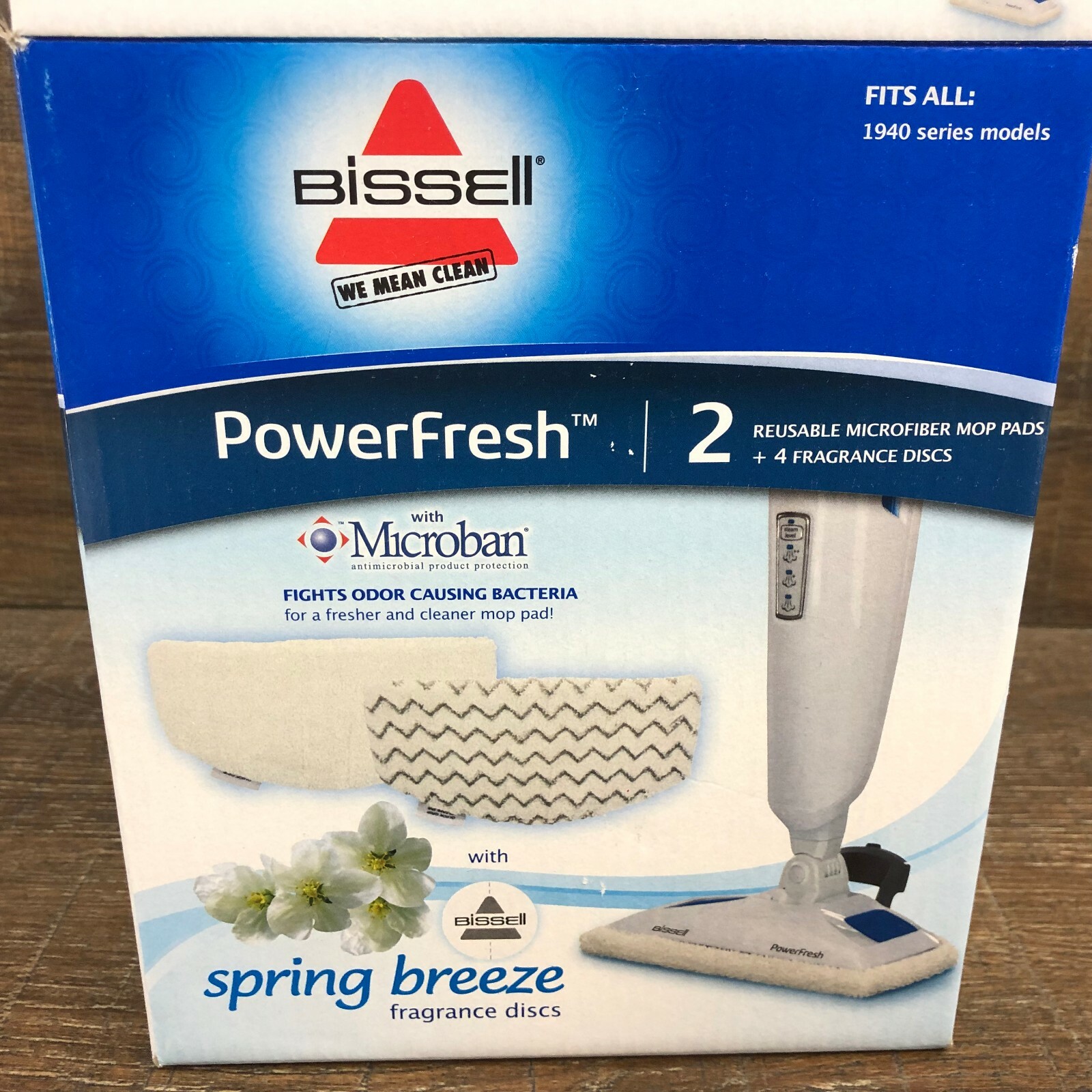 Bissell Mop Pad Kit For PowerFresh Steam Mop Replacement Pads Fits1940 Models