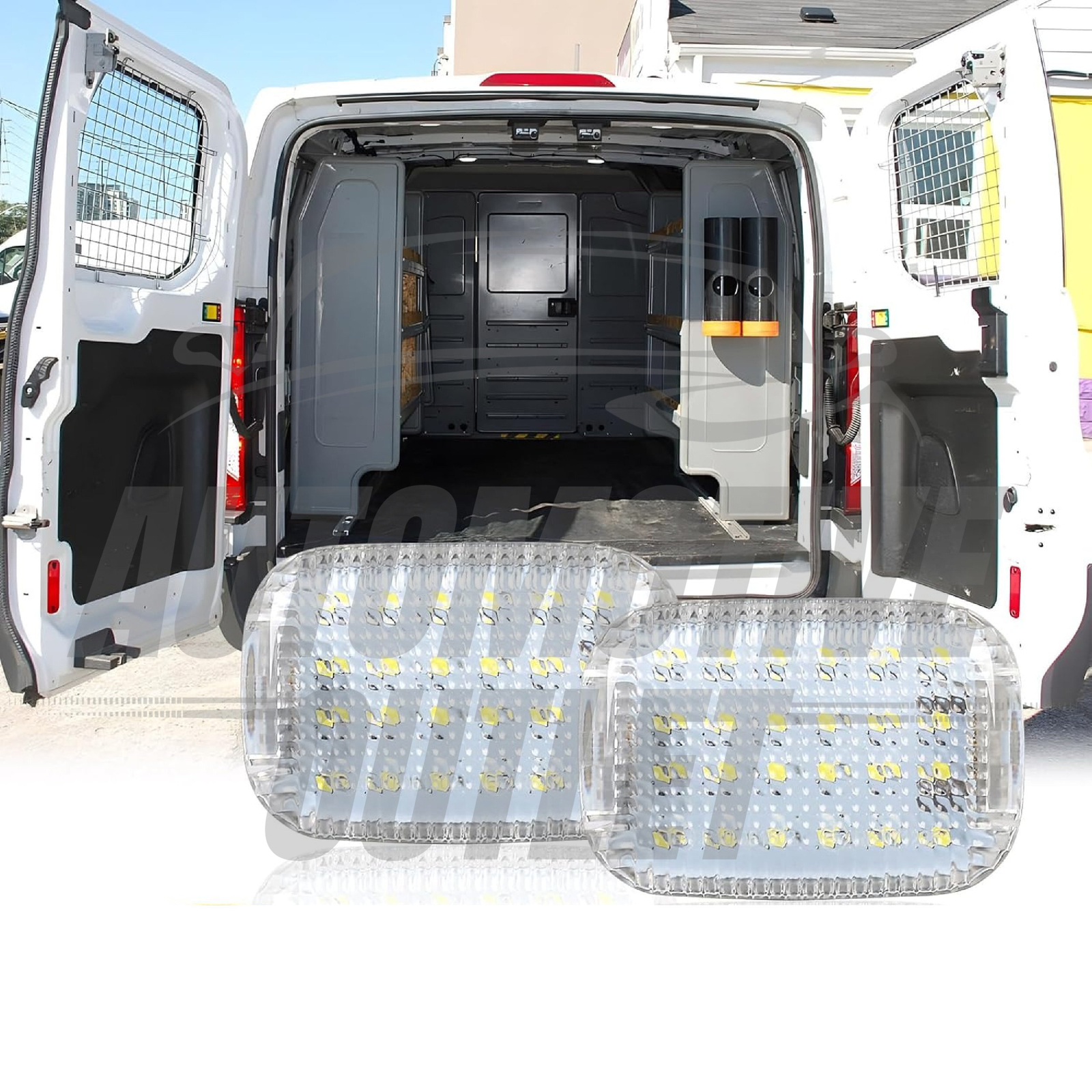 2x LED INTERIOR DOME LIGHT LOAD SPACE AREA FOR FORD TRANSIT CUSTOM COURIER 2013+ 10