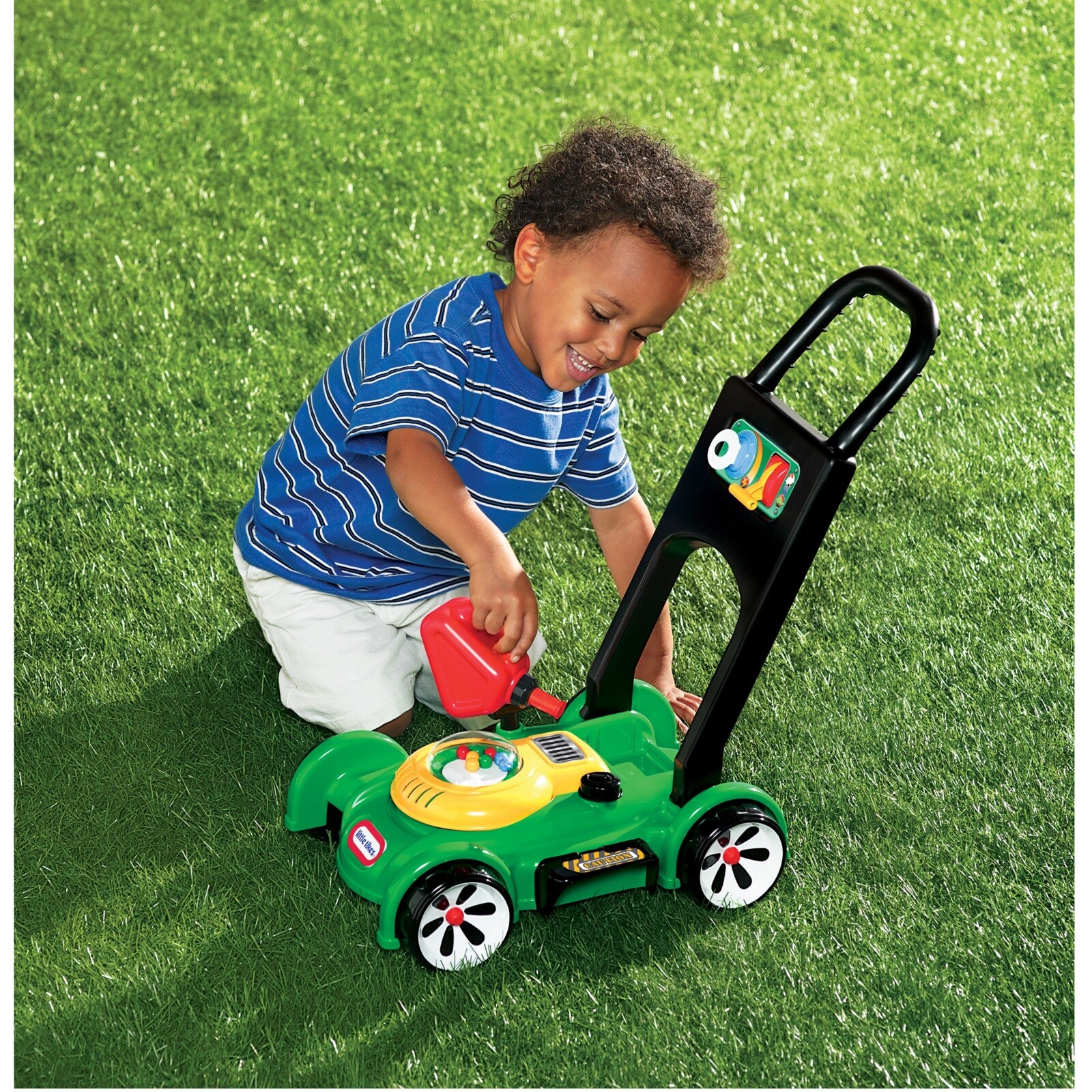 Little Tikes Toddler Gas N Go Lawn Push Mower Pretend Play ...