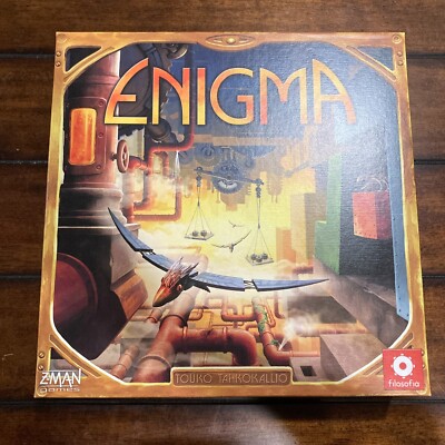ENIGMA by Z-Man Games | NEW OPEN BOX unpunched/never played | RARE/OUT OF PRINT