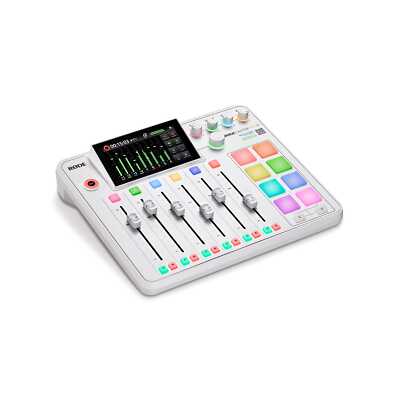 Rode RODECaster Pro II (White) Integrated Audio Production Studio Console
