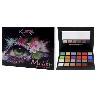 24 Eyeshadow Palette - Malibu by Klara for Women - 1.68 oz Eye Shadow