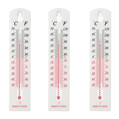 Thermometer Außen Innen Garten Außenthermometer analog Gartenthermometer 3er Set