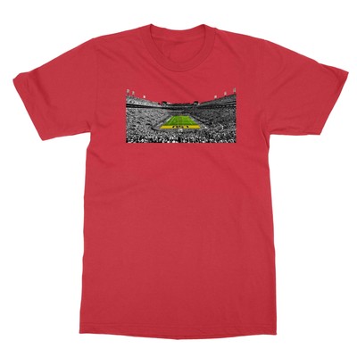 Louisiana Tiger Stadium Spotlight Shot Football Fan Men's T-Shirt