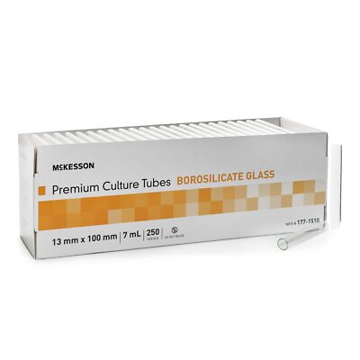 McKesson Test Tube Round Bottom 177-1510 250 Count