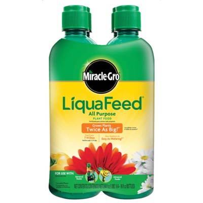 Miracle-Gro Liquafeed All Purpose Plant Food, 4-Pack Refills, 16 fl. oz.