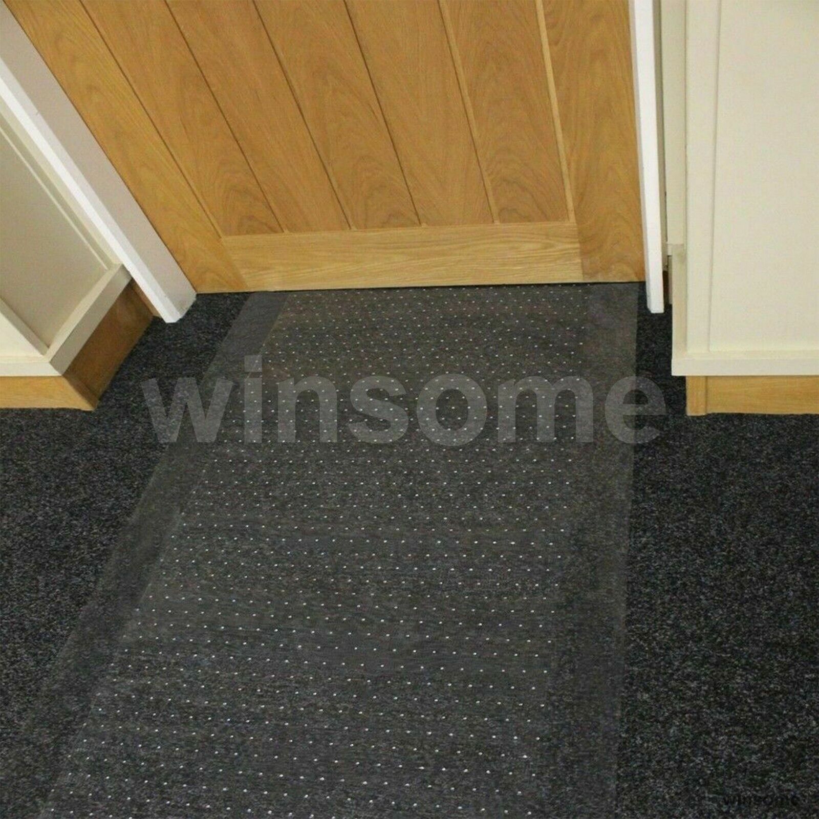 Carpet Protector Clear Plastic Runner Mat Roll Vinyl Anti Slip Hallway