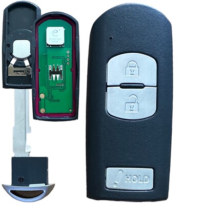 Smart Remote Key Fob Keyless for Mazda 2 3 6 CX3 CX5 2012-2017 / CX9 2013-2016