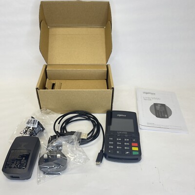 Ingenico Link 2500 POS Bluetooth Card Reader Terminal with All Parts