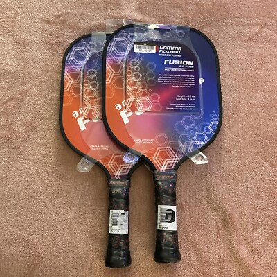 GAMMA Fusion 2.0 Plus Pickleball Paddle  Poly Honeycomb RF2PP10 Single New