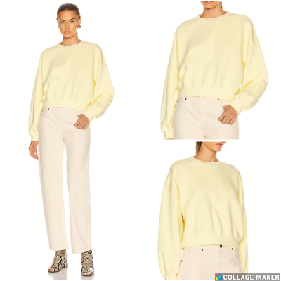 Agolde balloon sleeve sweatshirt new arrivals
