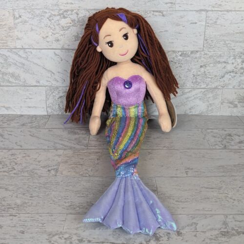 Aurora World Sea Sparkles Plush Merissa Mermaid 18" New With